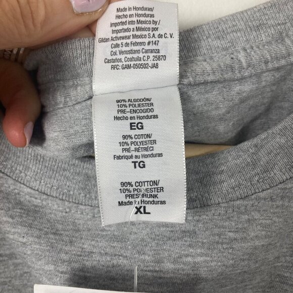 Genius Periodic Table Graphic T Shirt Adult XL Gray Gildan Cotton Blend NWT - Picture 6 of 7